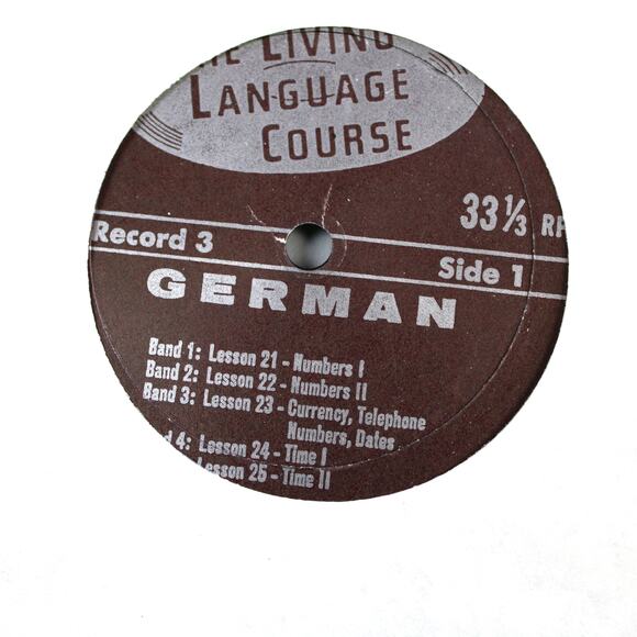 Living German A complete Language Course 1956 Four Vinyl‎ Record Albums - Picture 6 of 7